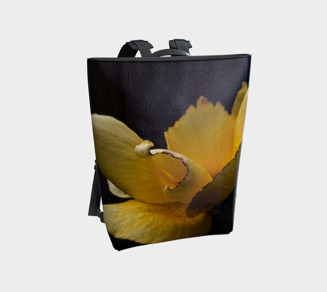 Winter Bloom Vegan Leather Backpack